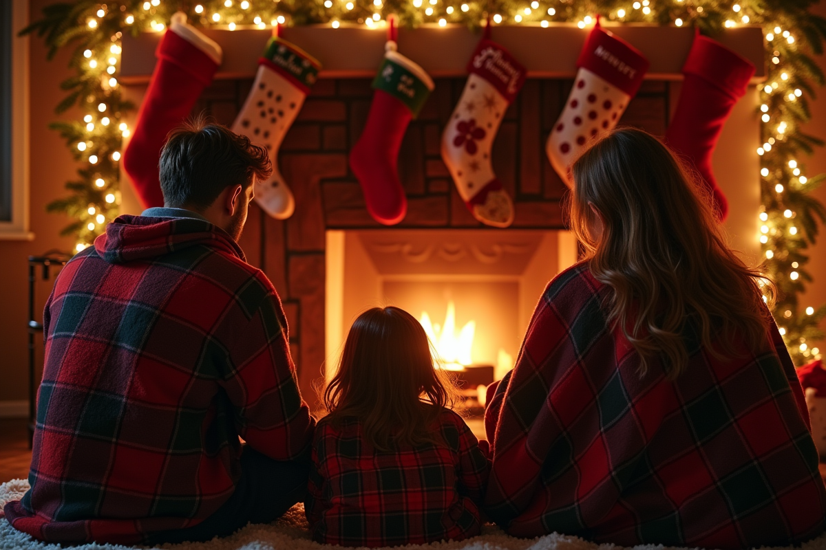 plaid noël