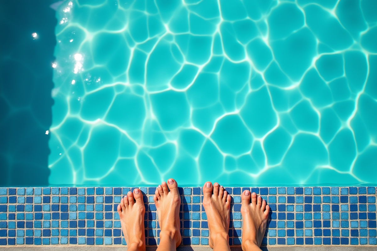 bord piscine
